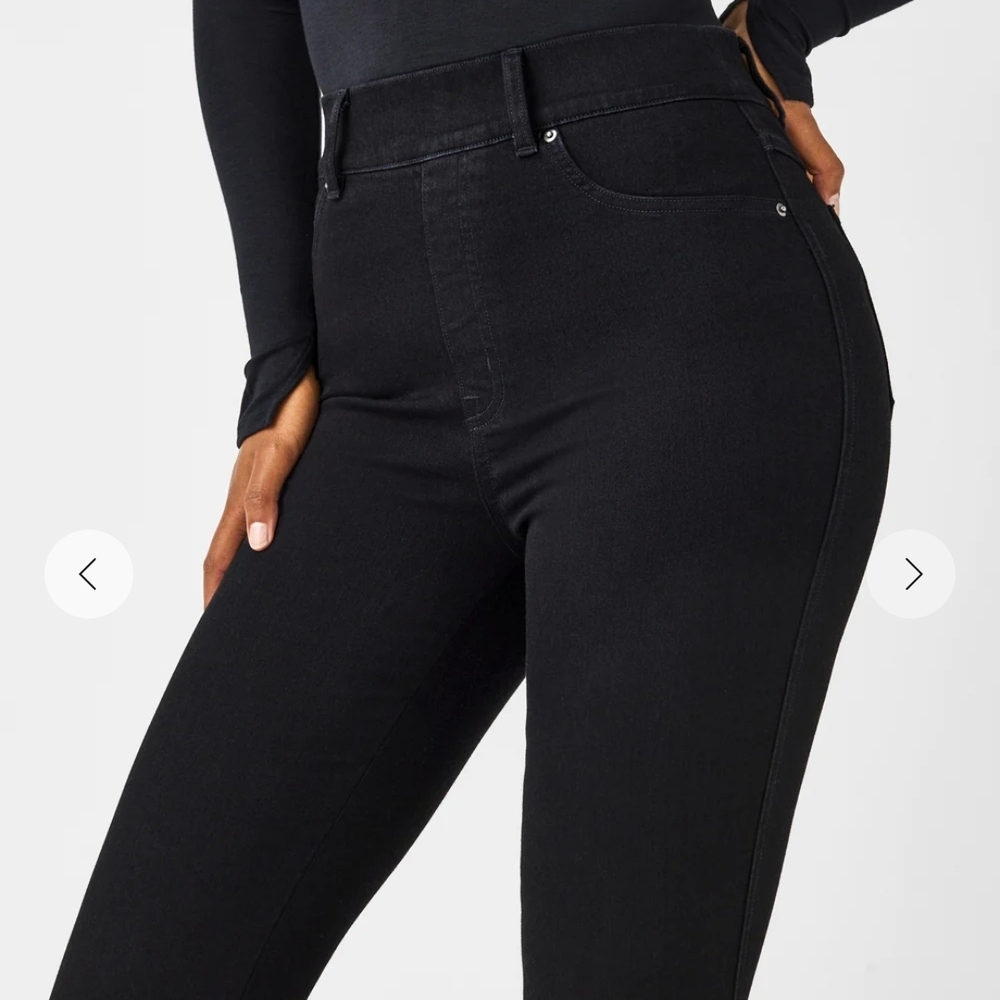 SPANX Women's Black Boot Cut Jeans